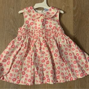 2nd Step Girl's Size 18 Months Pink & White Floral Sleeveless Sundress